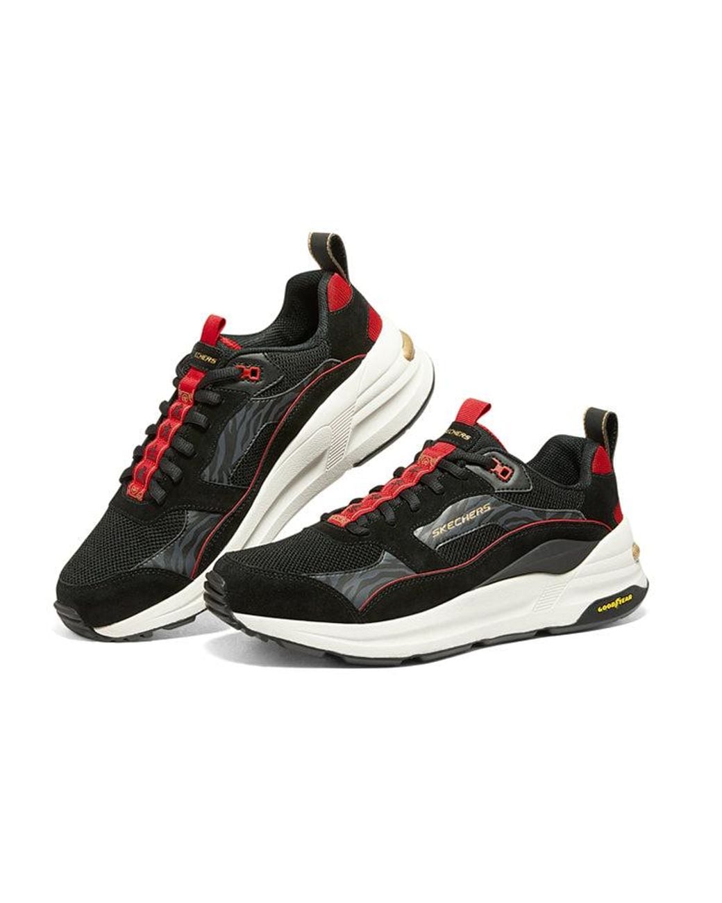 Skechers Black Sport Casual Shoes for men