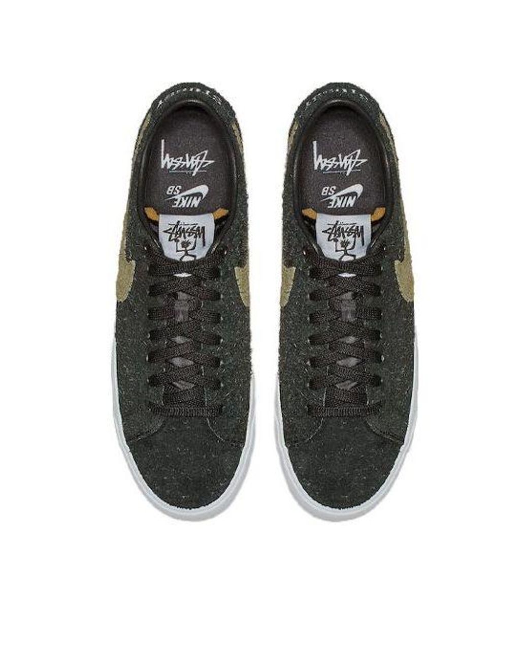 Nike Brown X Stussy Sb Blazer Low 'Palm' for men