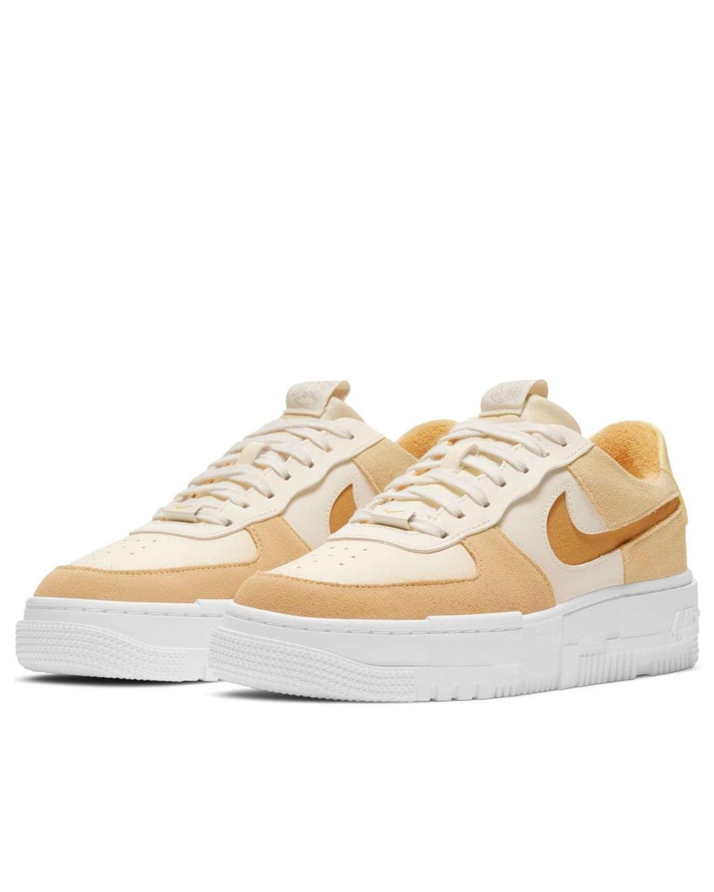 Nike White (Wmns) Air Force 1 Pixel 'Sail Tan'