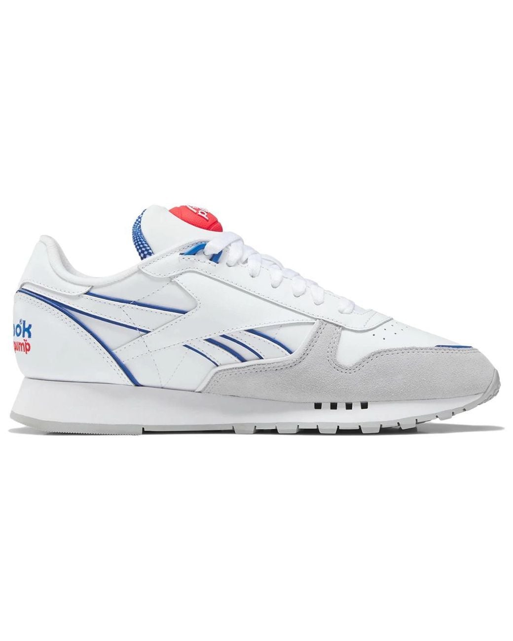 Reebok White Classic Leather Pump 'Vector' for men