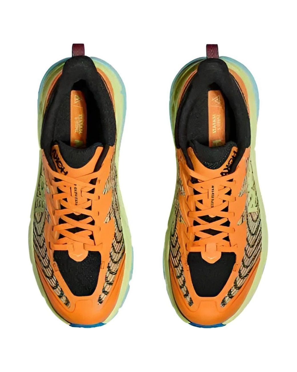 Hoka One One Brown Mafate Speed 4 'Solar Flare Lettuce' for men