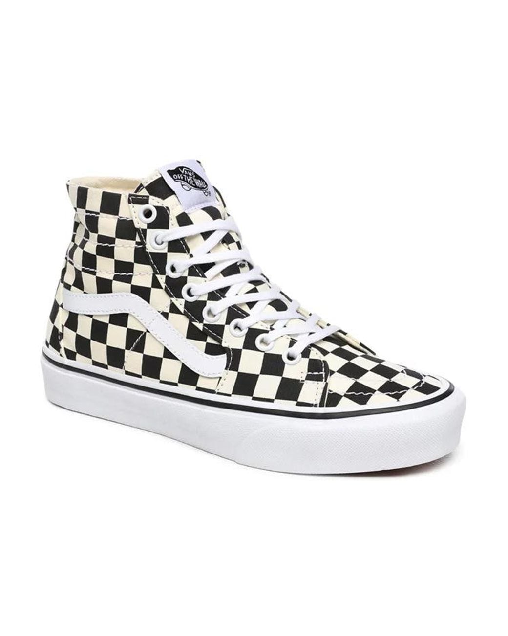 Vans Black Sk8-Hi Tapered 'Checkerboard for men