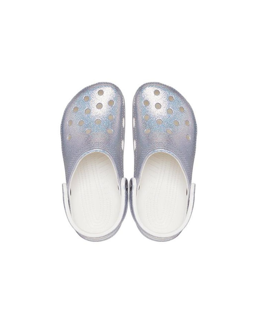 CROCSTM Blue Classic Casual Metallic Sandals