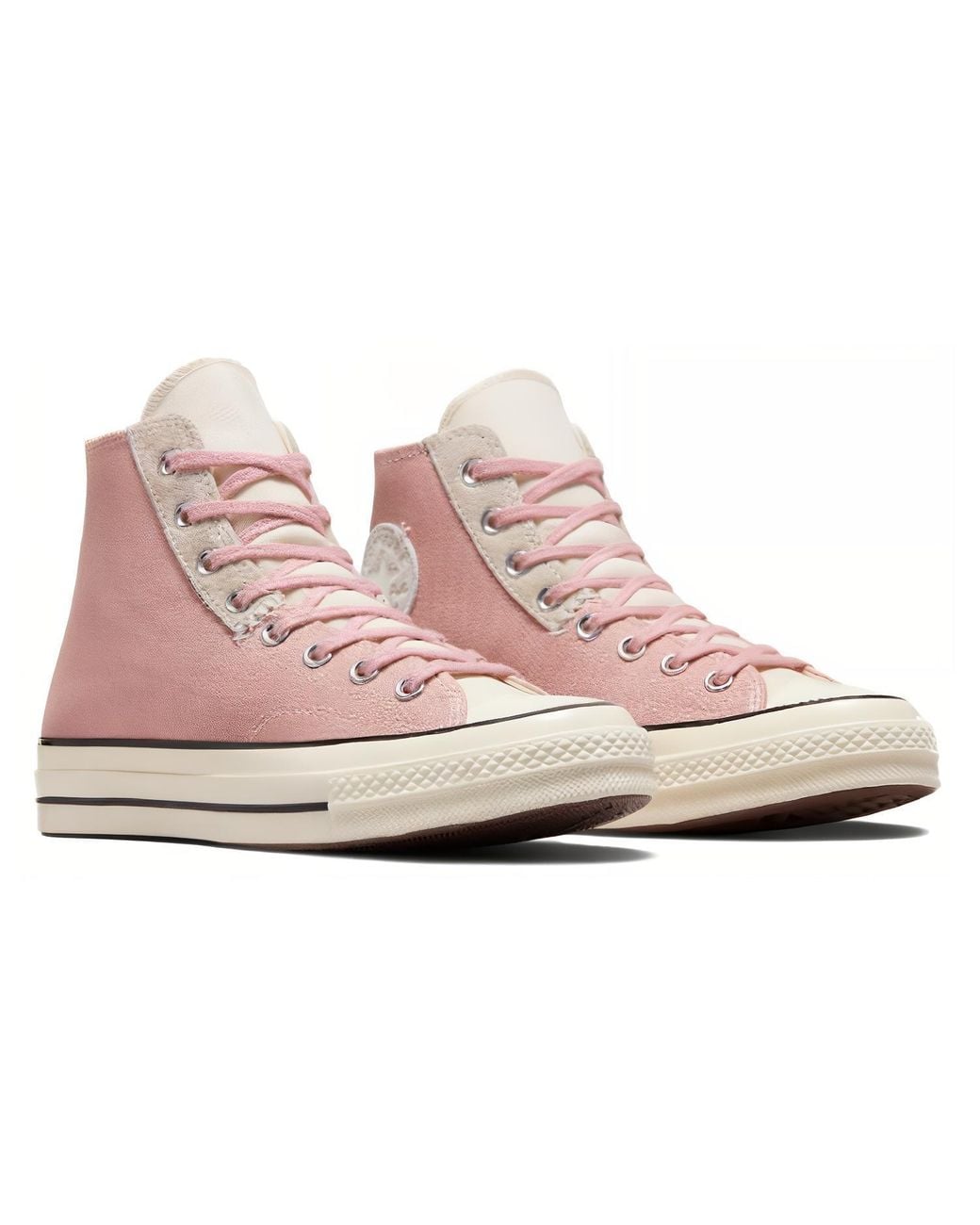 Converse Pink Chuck 70S High Top Mix Materials Shoes 'Static' for men