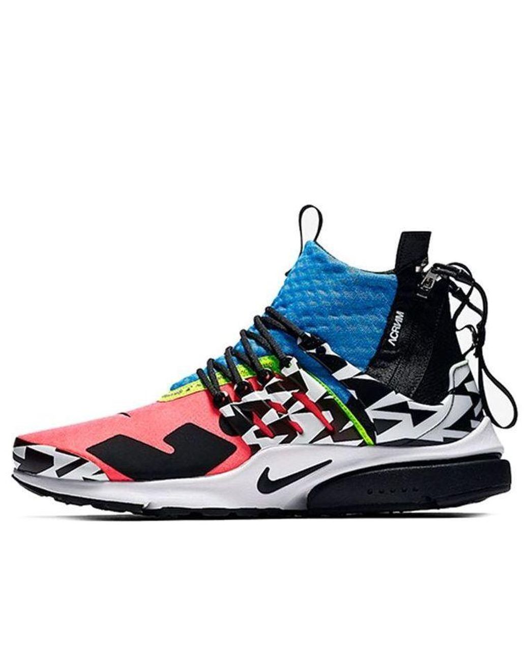 Nike Blue X Acronym Air Presto Mid "Racer" Sneakers for men
