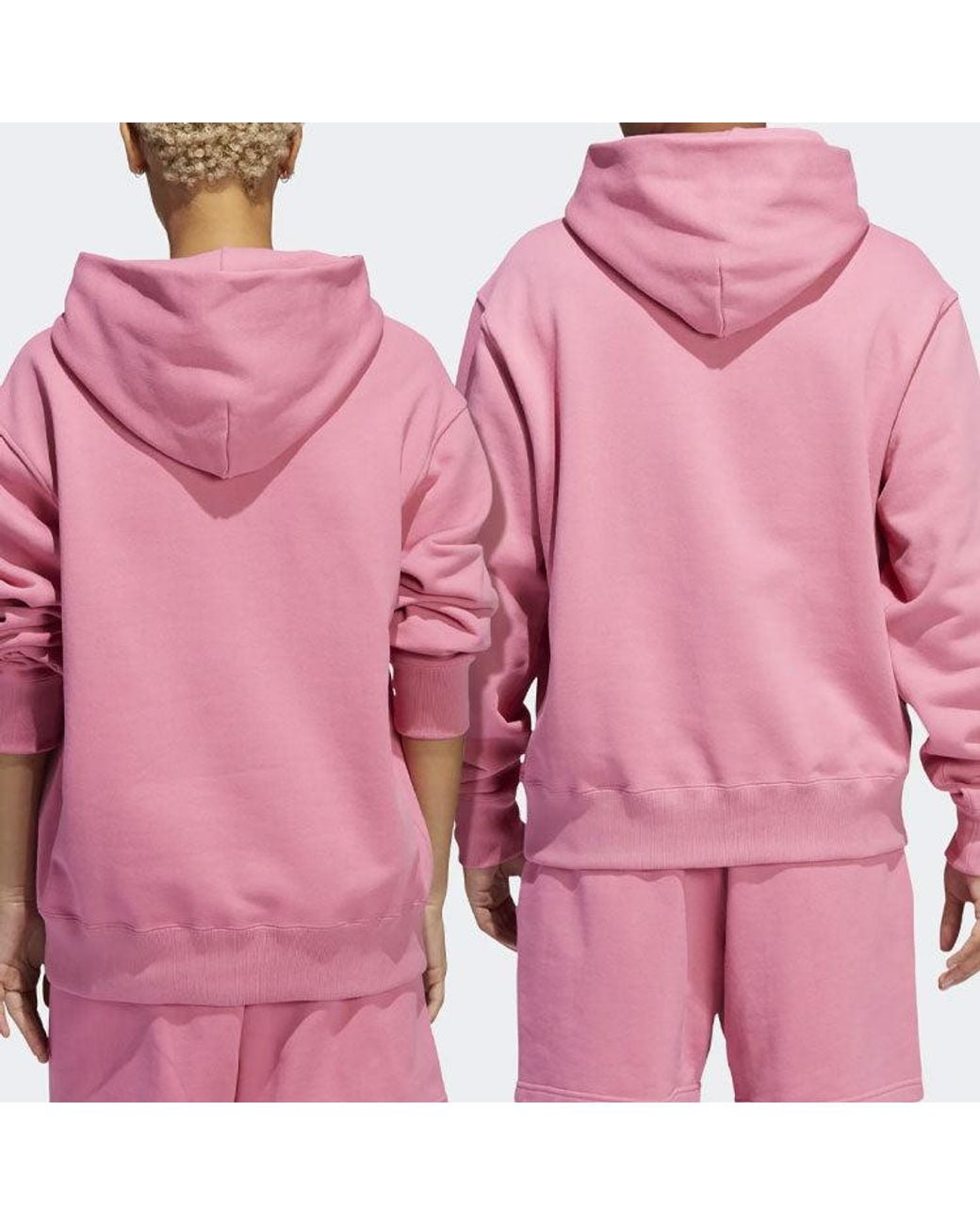 Adidas Pink X Pharrell Basic Sports Hoodie