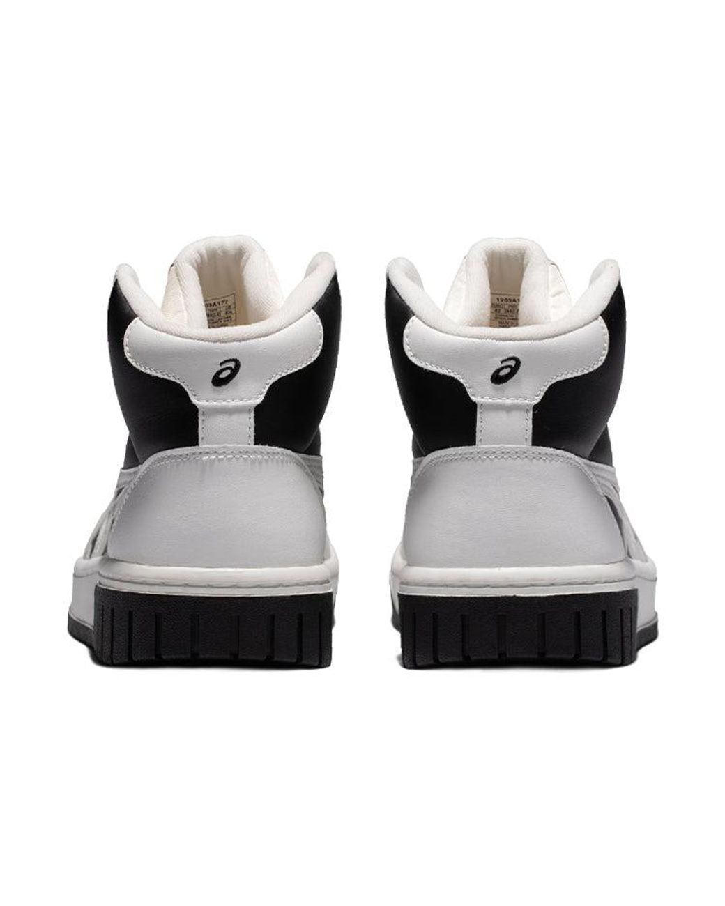 Asics Black Court Mz-Hi High-Heeled Sneakers