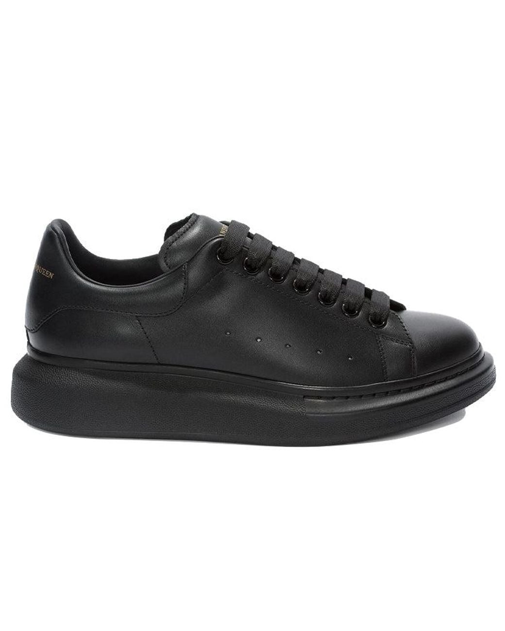 McQueen Black Oversized Sneaker 'Pure' for men