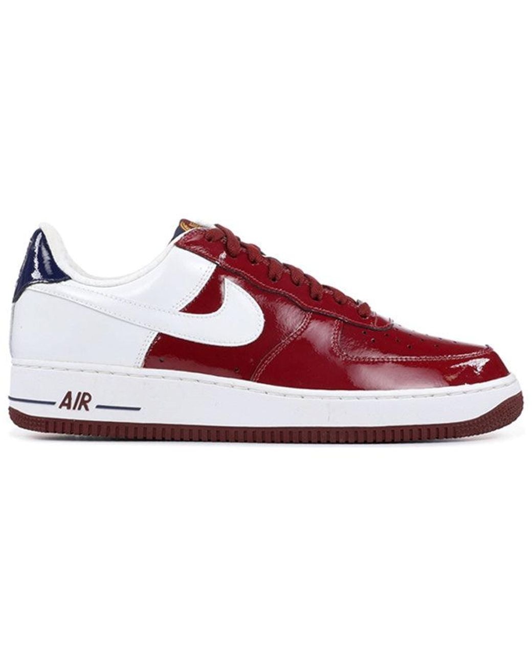 Nike Red Air Force 1 Premium 'Lebron' for men