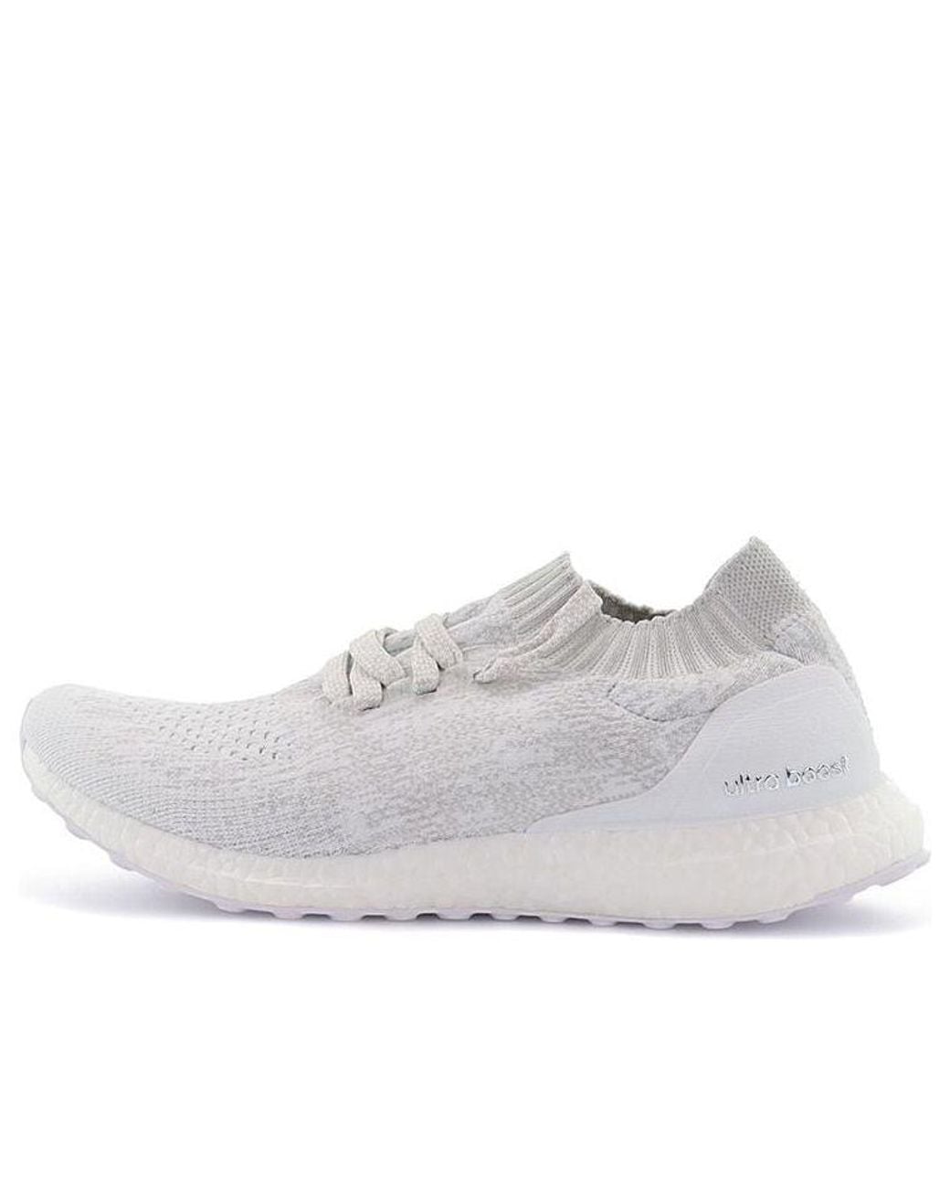 Adidas White Ultra Boost Uncaged 'Triple' for men