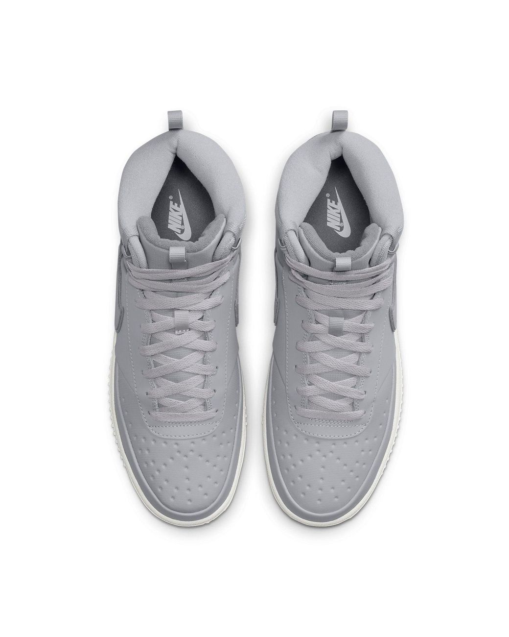 nike court vision mid grey