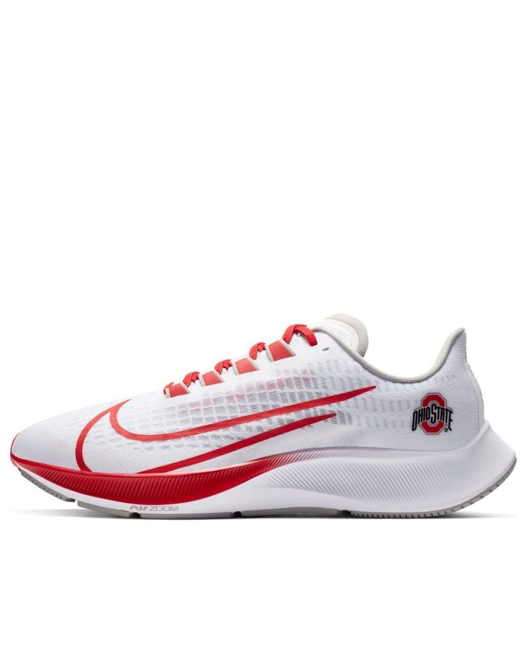 Nike White Air Zoom Pegasus 37 'Ohio State' for men