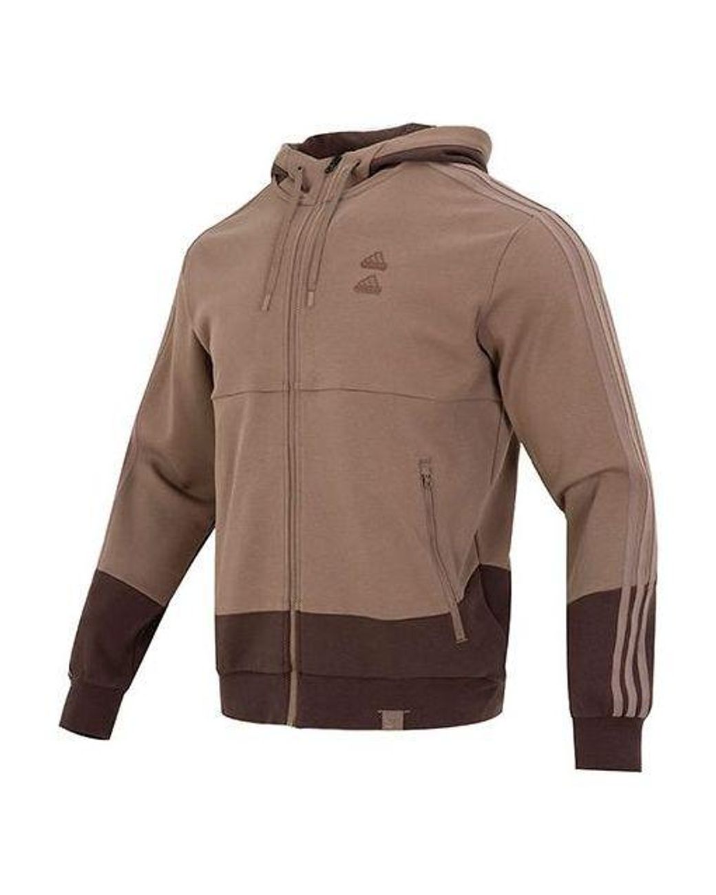 Adidas Brown St Gz Must Haves Knit Jackets for men