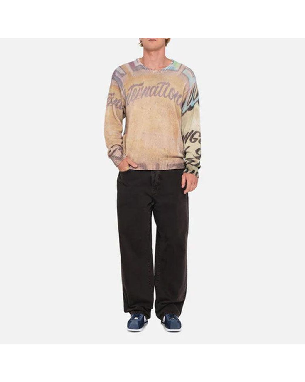 Stussy Pink Alfonso Sweater for men