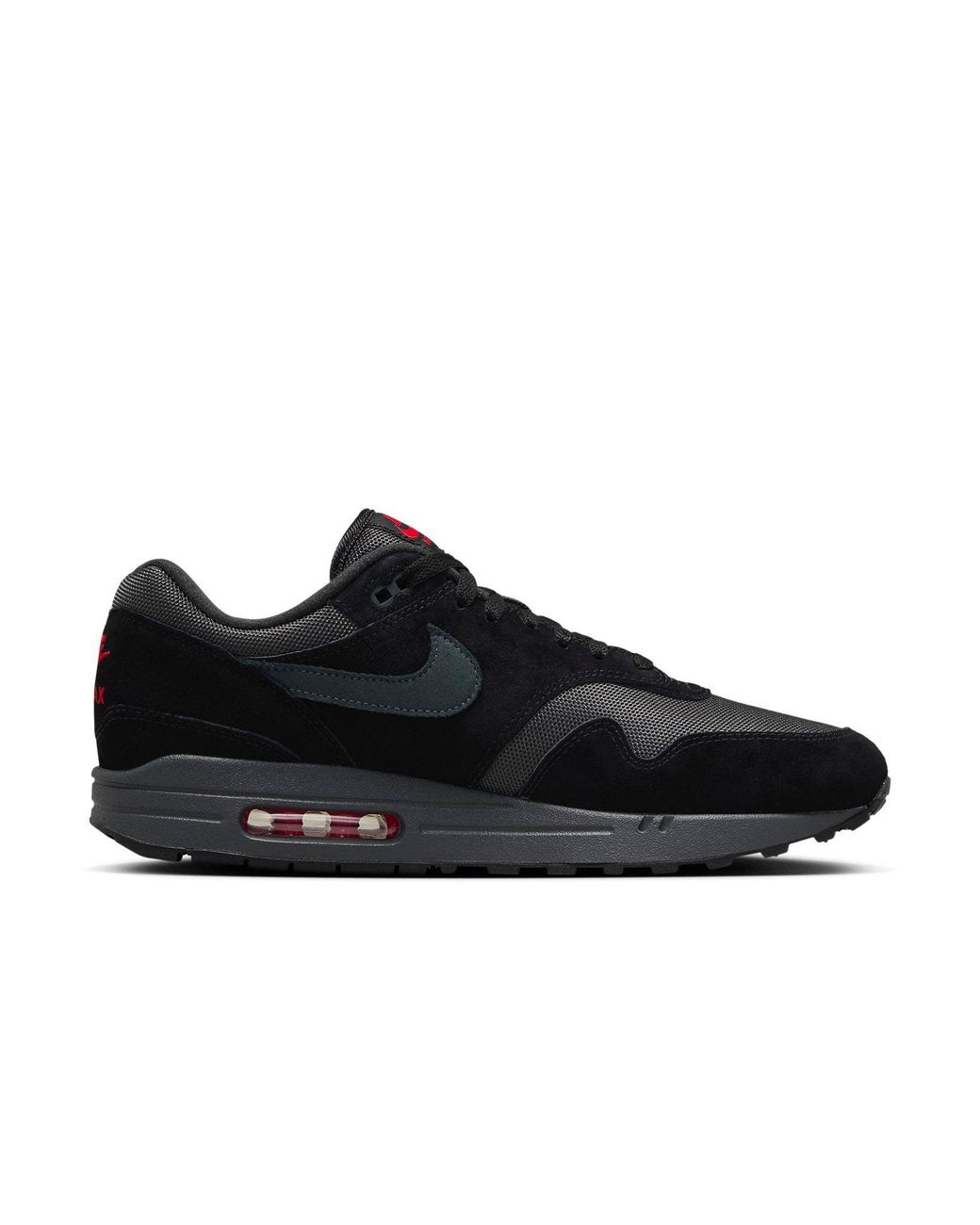 Nike Black Air Max 1 Shoes for men
