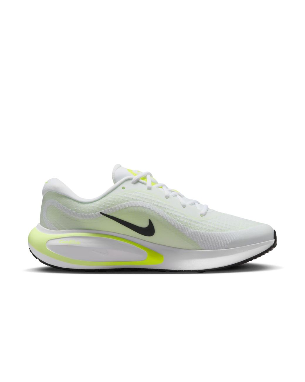 Nike White Journey Run Barely Volt' for men