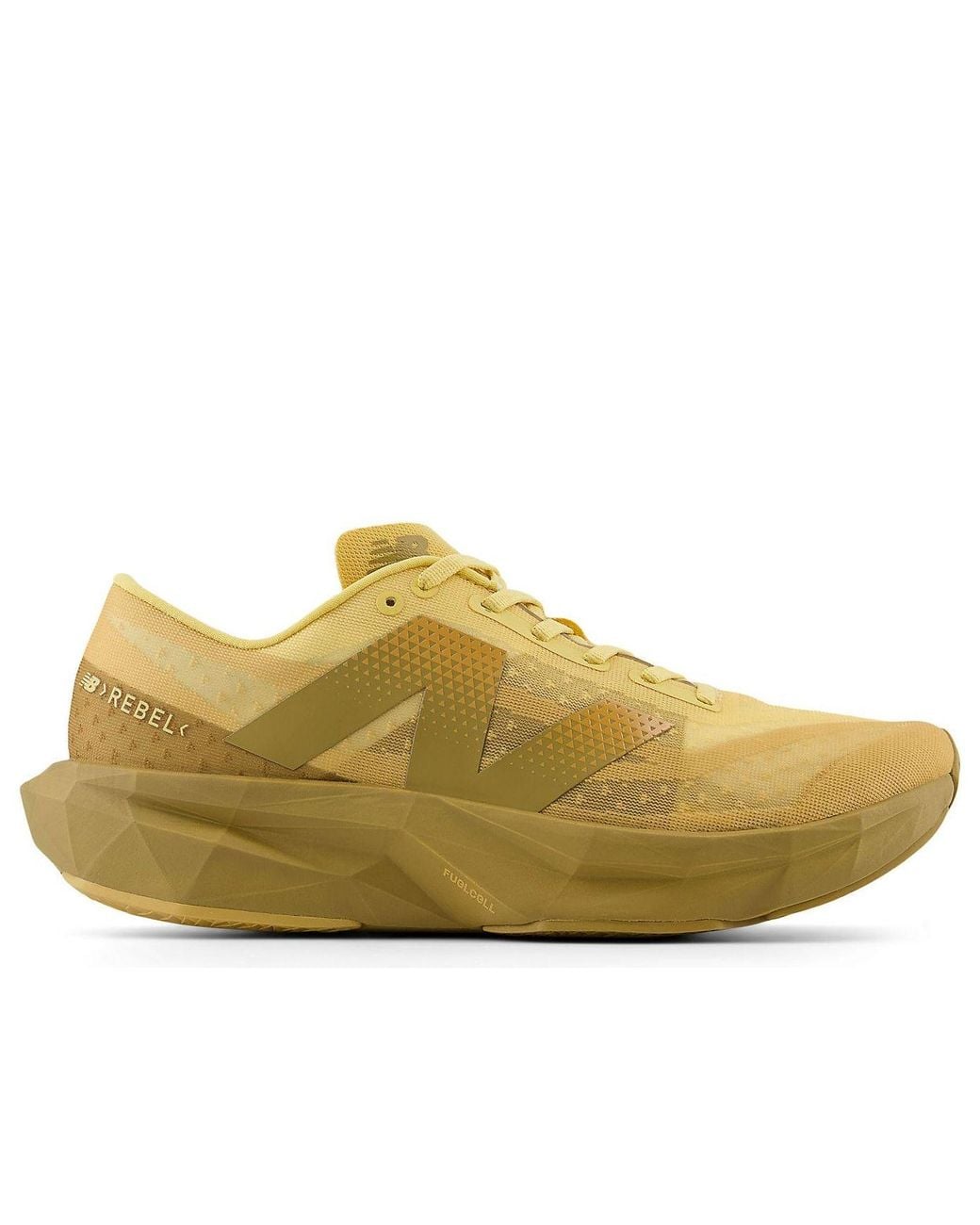 New Balance Yellow Fuelcell Rebel V4 'Khaki' for men