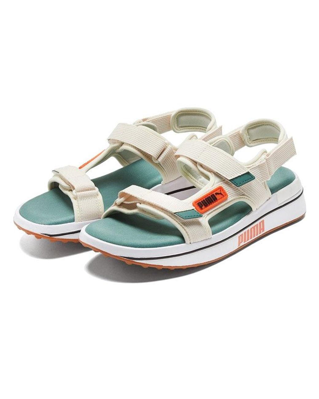 PUMA White Future Rider Sandal for men