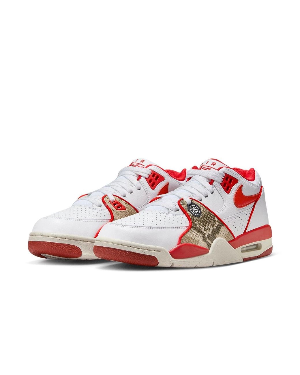 Nike Red X Stussy Air Flight 89 Sp 'Habanero' for men