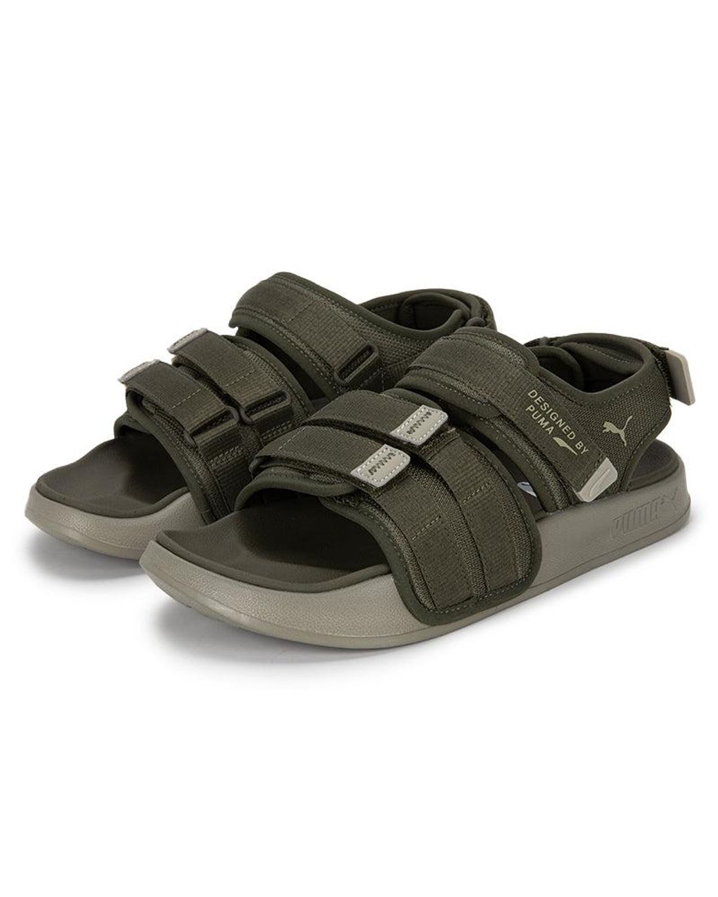 PUMA Green Leadcat City Sandal Moss' for men
