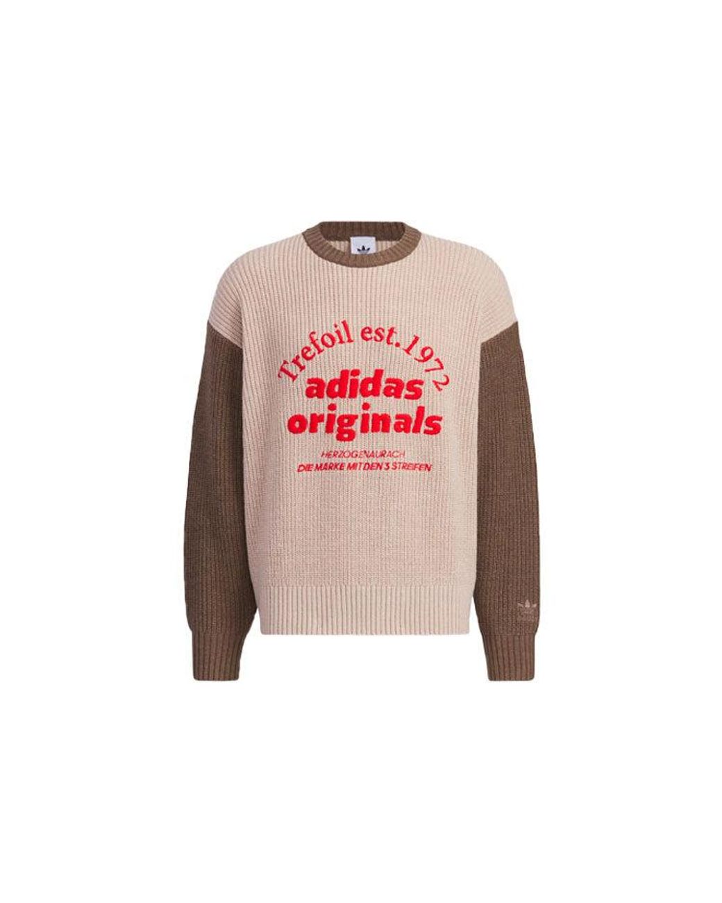 Adidas Pink Originals Classic Sport Sweater Asia Sizing for men