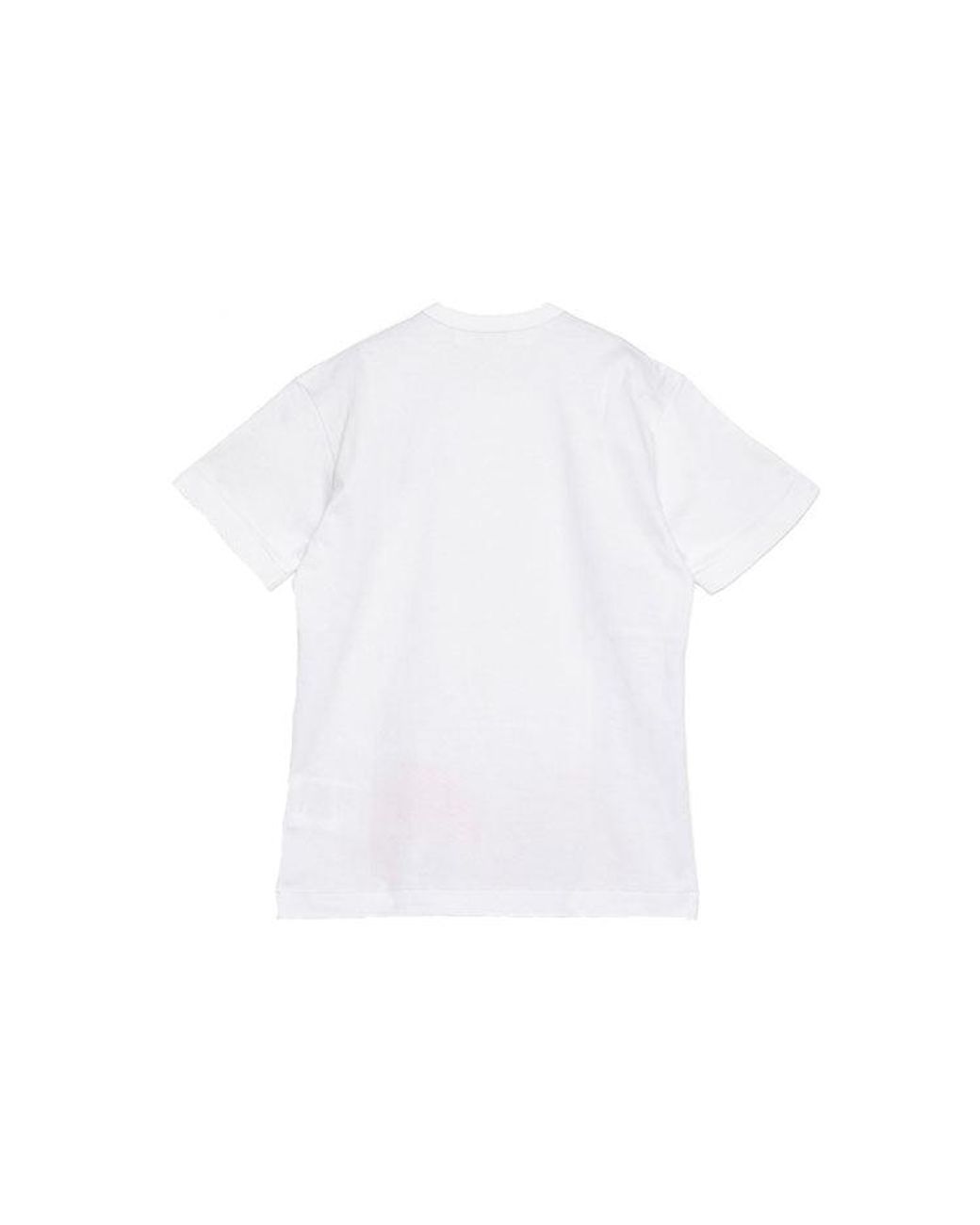 COMME DES GARÇONS PLAY White Oversized Heart T-shirt for men