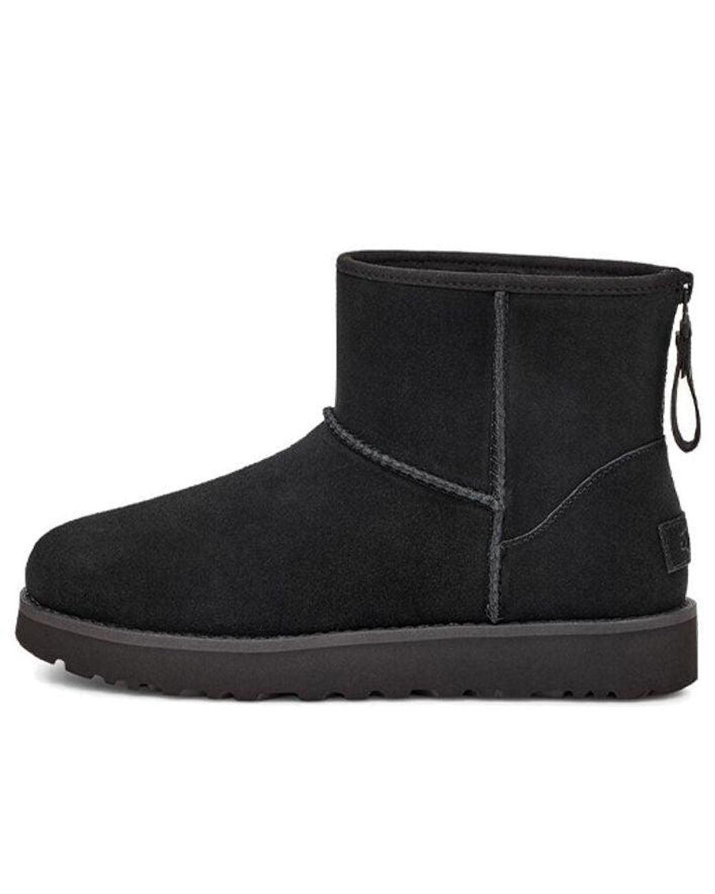 Ugg Black (Wmns) Classic Mini Logo Zip