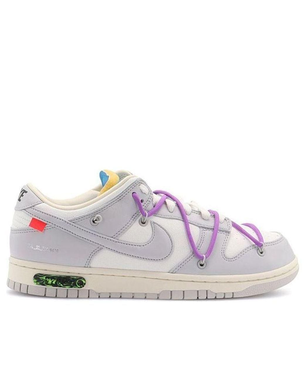 Nike Blue X Off- Dunk Low 'Lot 47 Of 50' for men