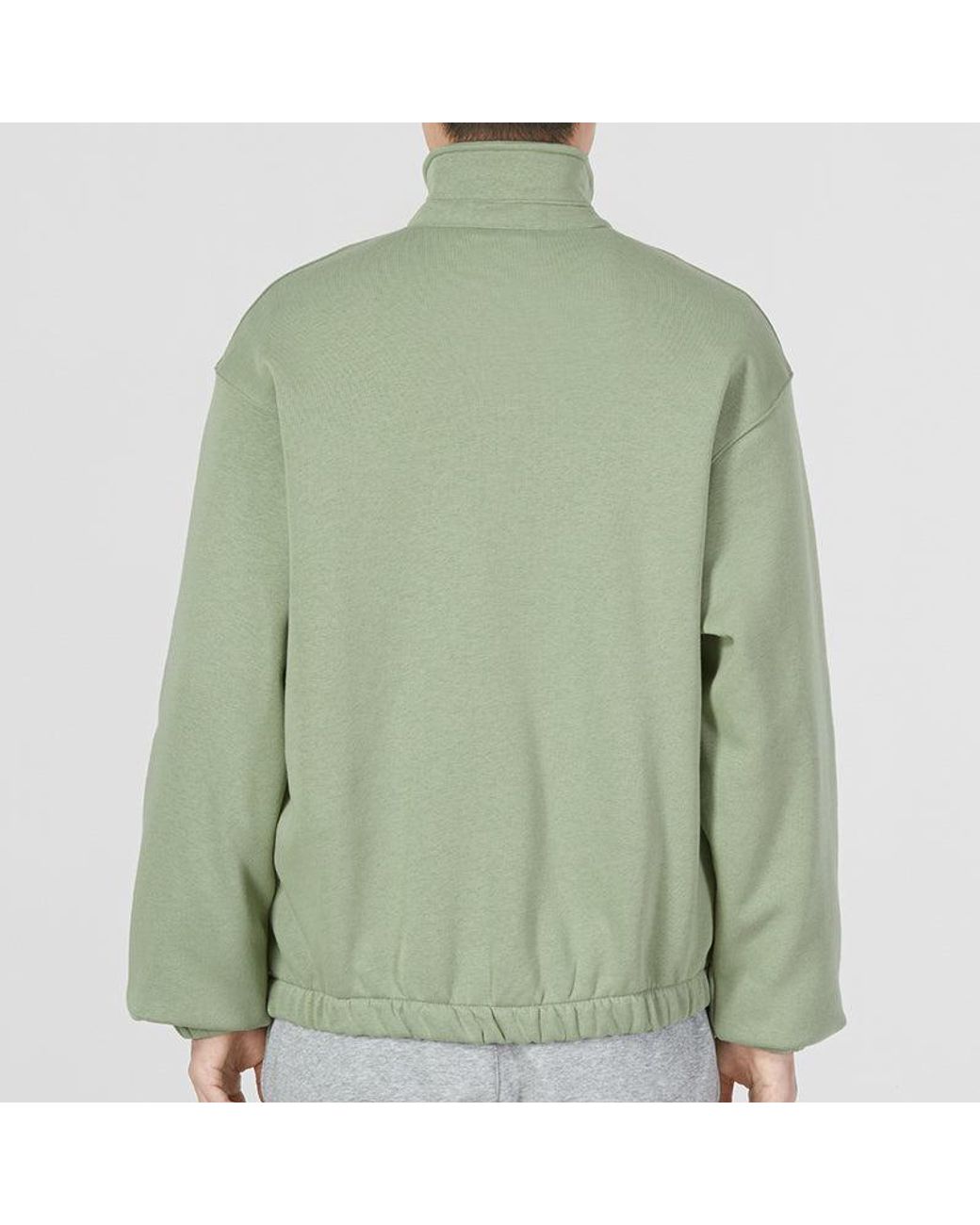 Nike Green Club Fleece Harrington Jacket for men