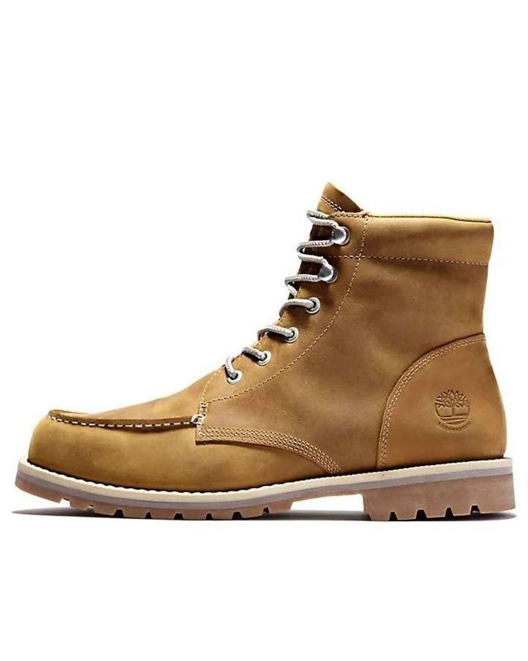 Timberland Brown Redwood Falls Waterproof Wide-Fit Boot 'Wheat Full-Grain' A2Ee3 for men