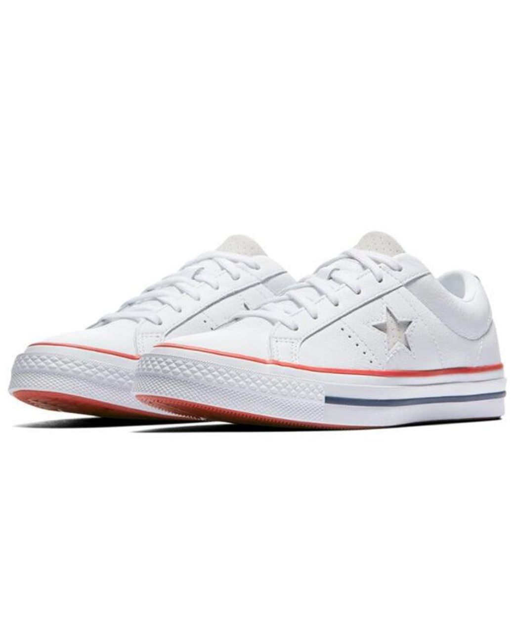 Converse White One Star Low for men