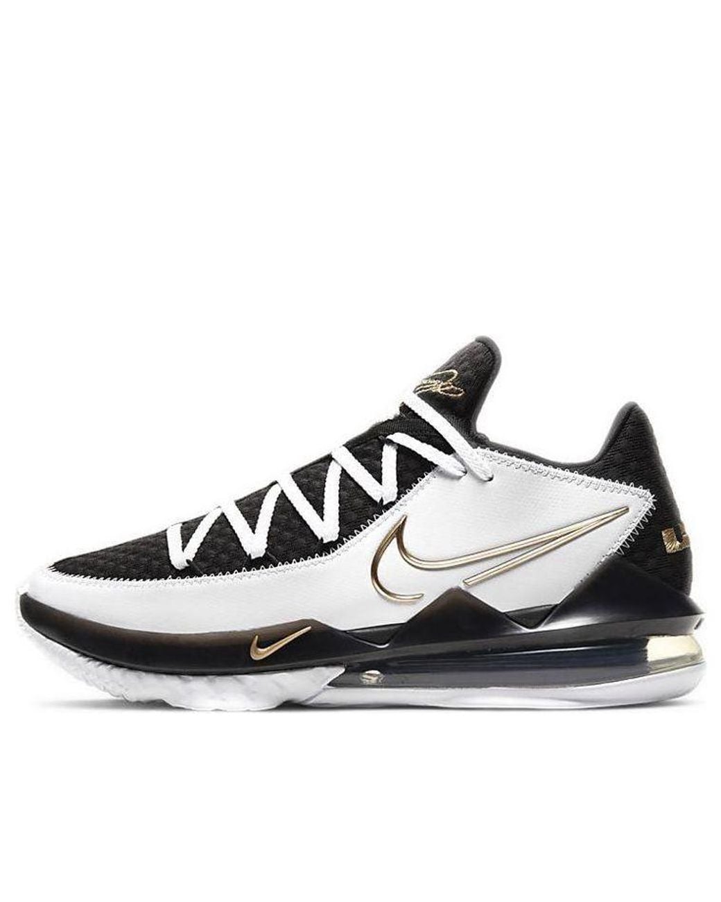 Nike Black Lebron 17 Low 'Metallic' for men