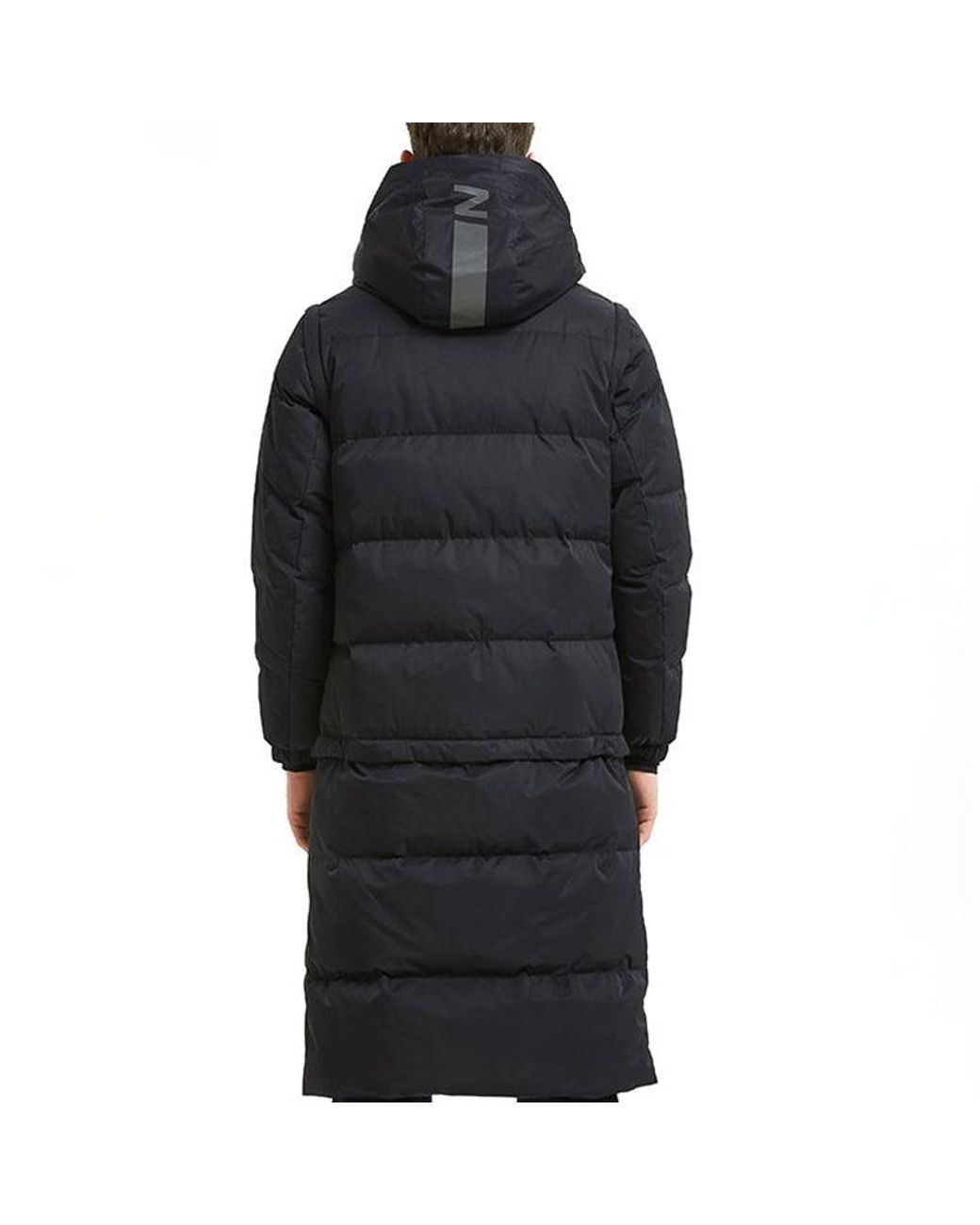 New Balance Blue Lifestyle Long Down Parka for men