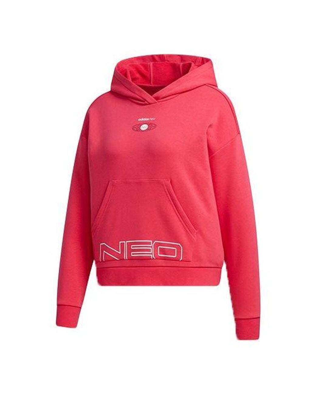Adidas Red (Wmns) Neo Sports Hoodie