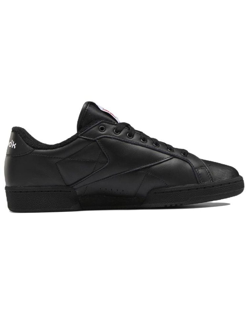 Reebok Black Club C Grounds Low Tops Casual Skateboarding Shoes
