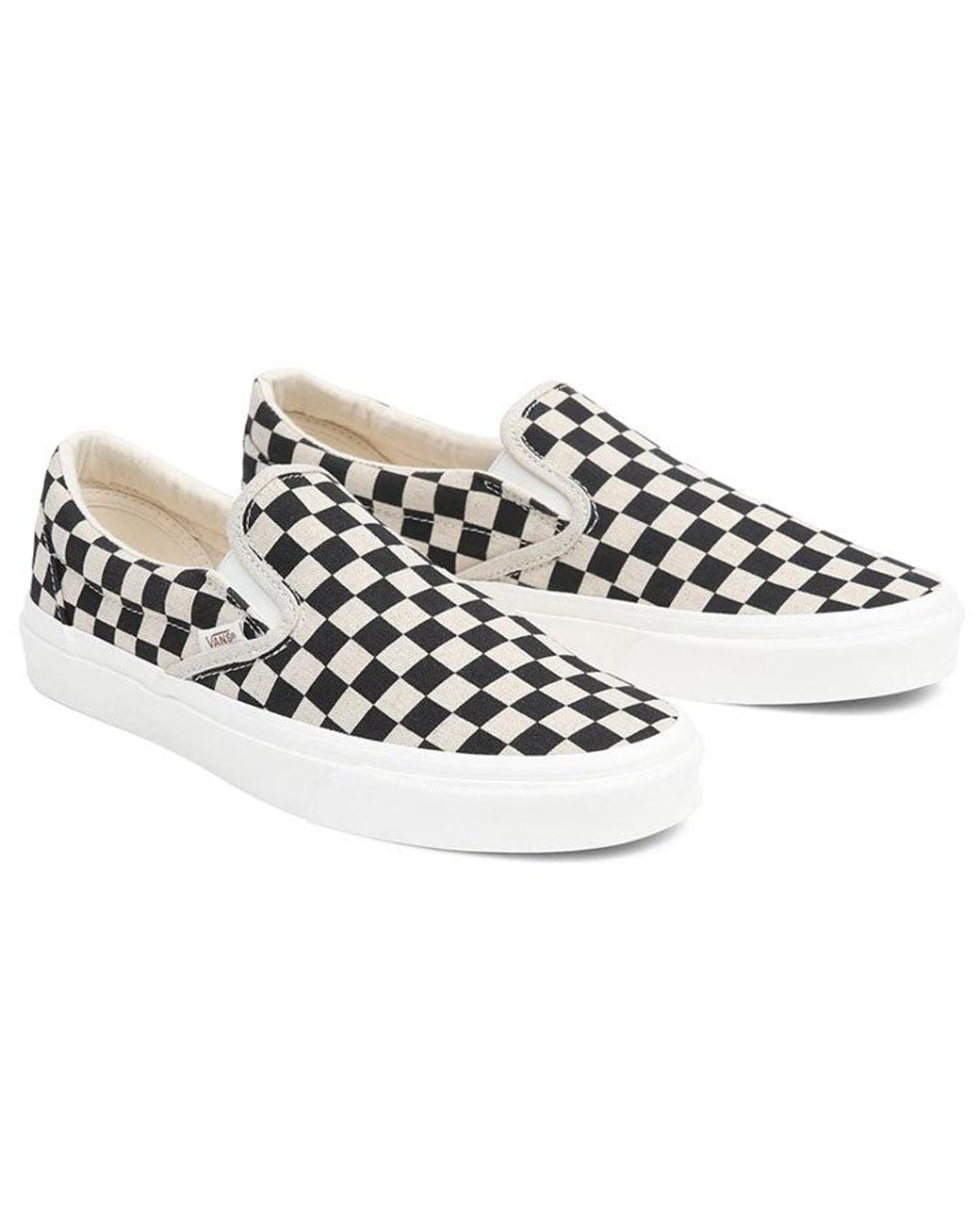 Vans White Classic Slip-On for men