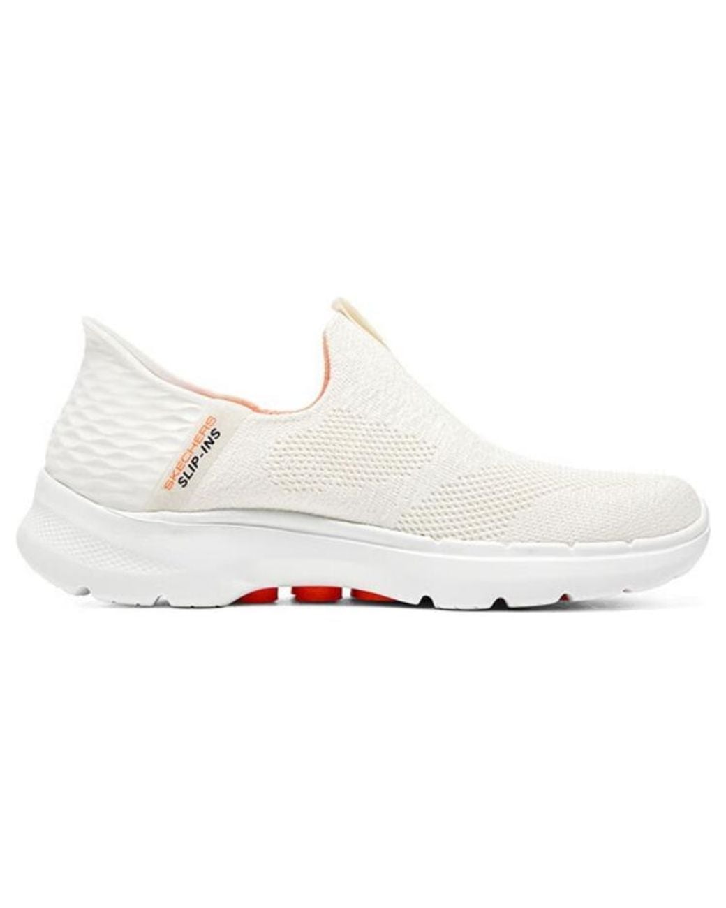 Skechers White (Wmns) Go Walk 6 Slip