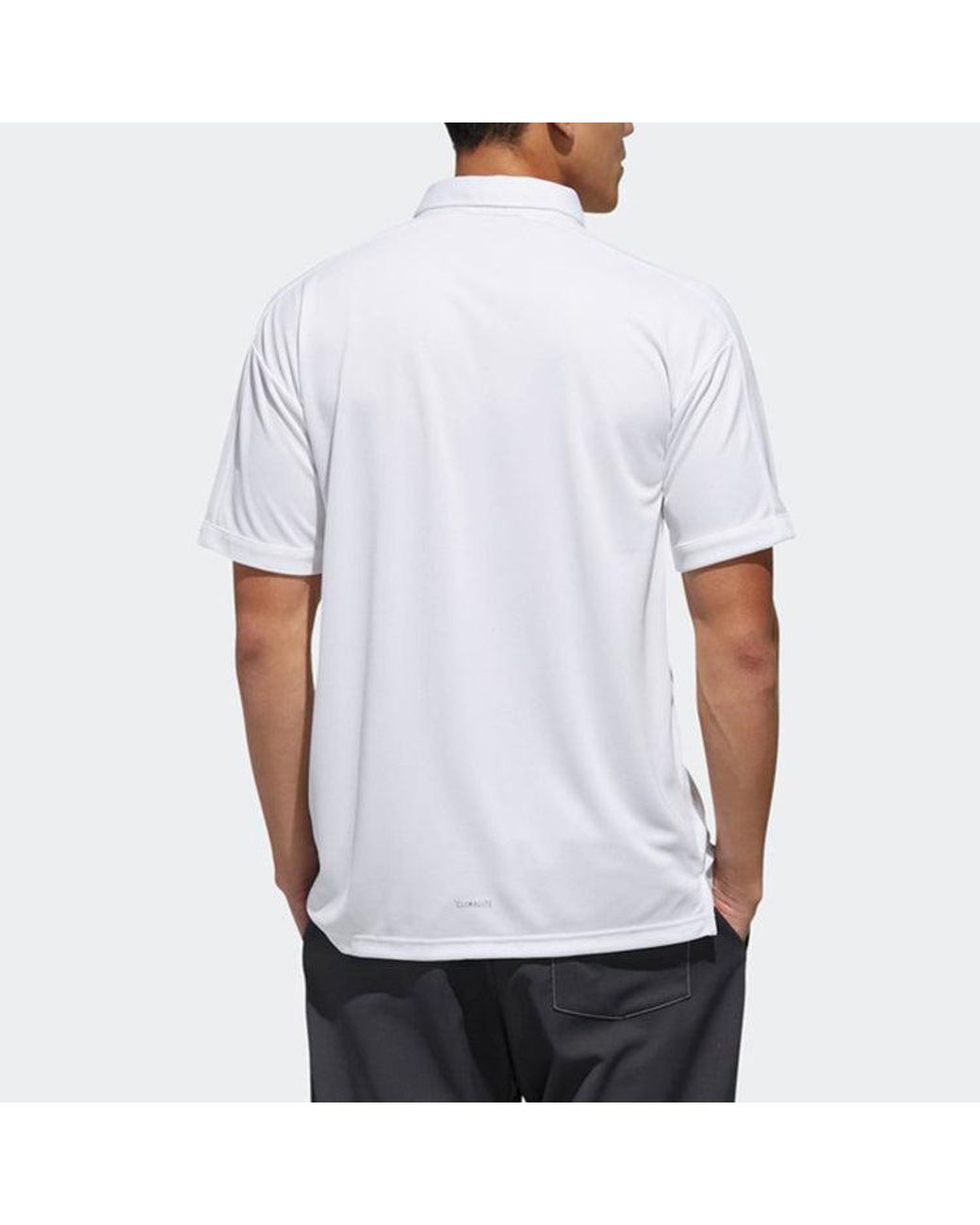 Adidas White M S2S Sc Tero P Chest Pocket Short Sleeve Polo Shirt for men