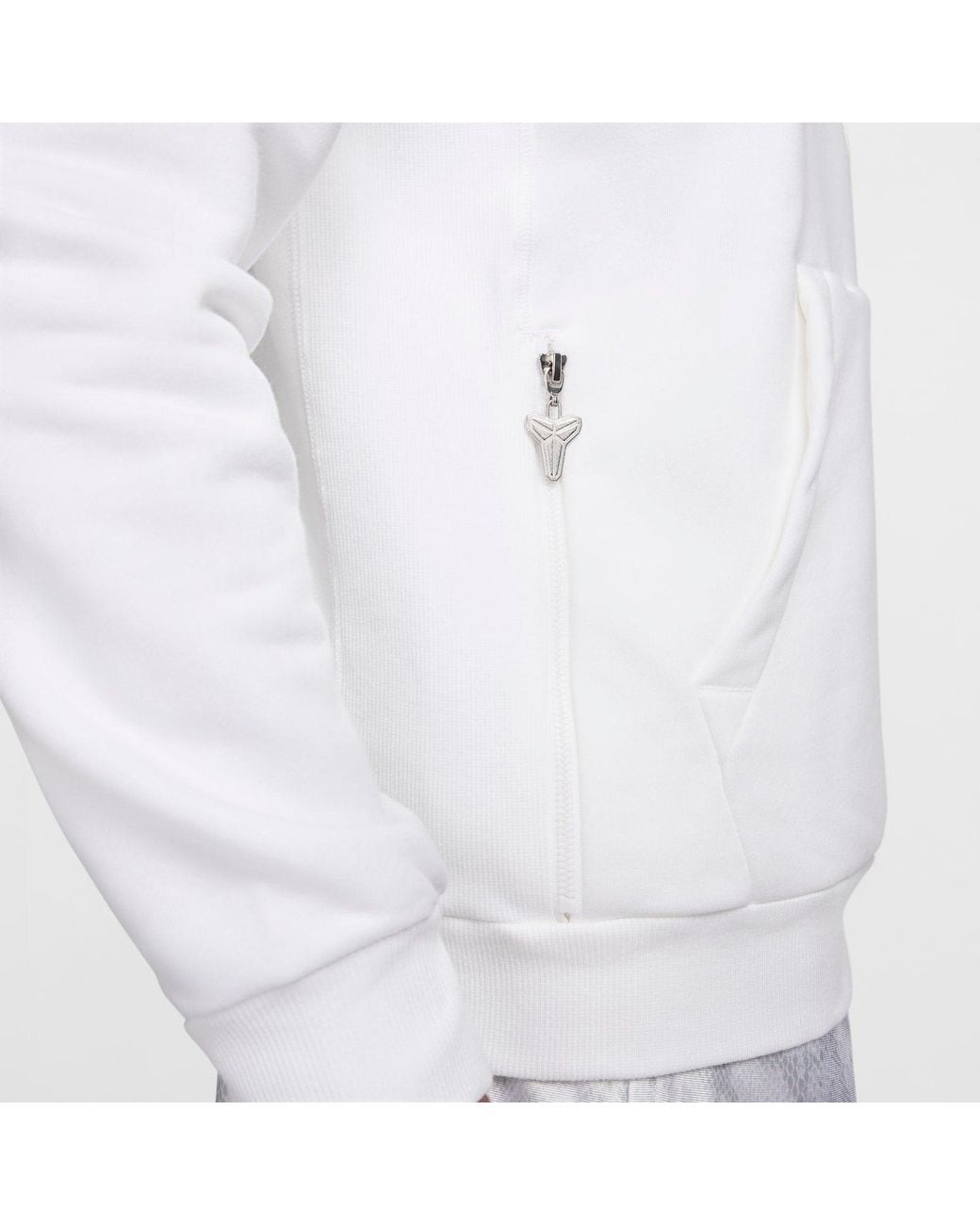 Nike White Dri-Fit Standard Issue Pullover Basketball Hoodie 'Kobe Halo' for men