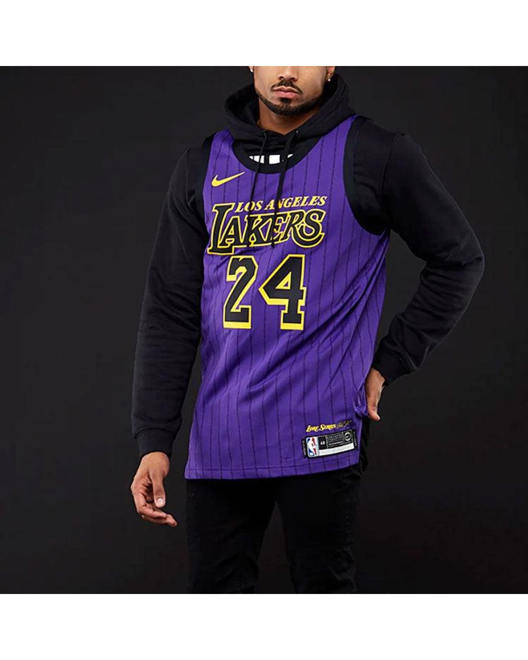 lakers 24 jersey purple