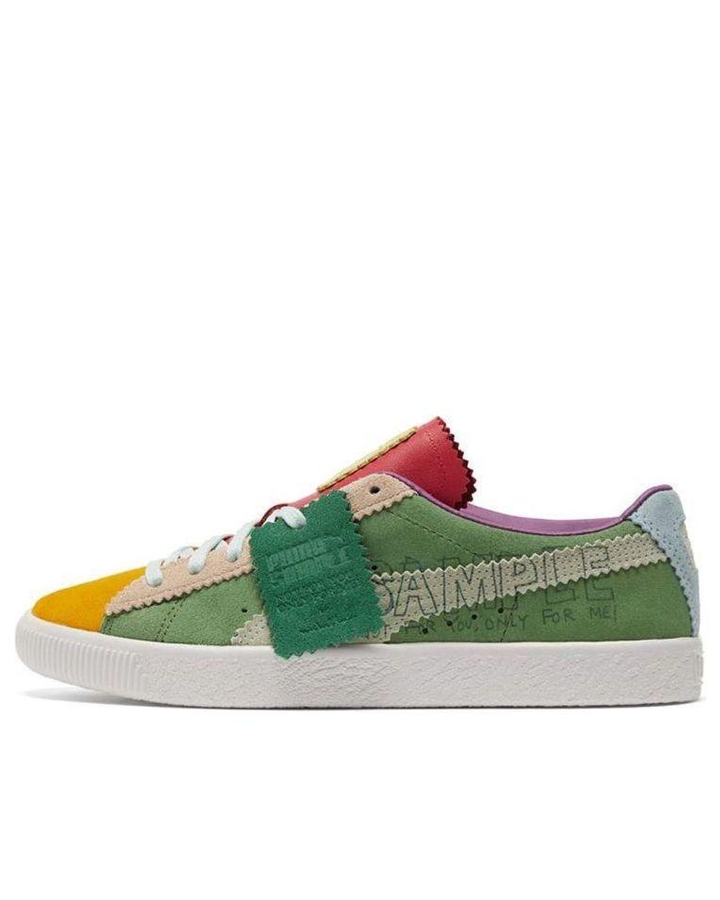 PUMA Green Michael Lau X Suede Vintage Q2 'Multi' for men