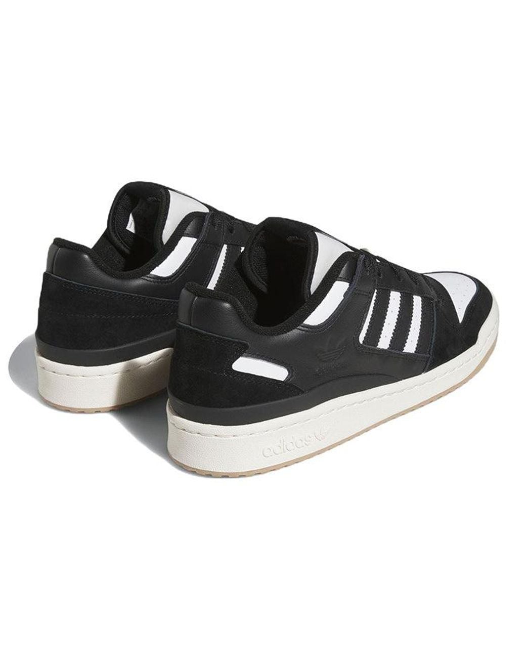 Adidas Black Originals Forum Low Classic Shoes for men