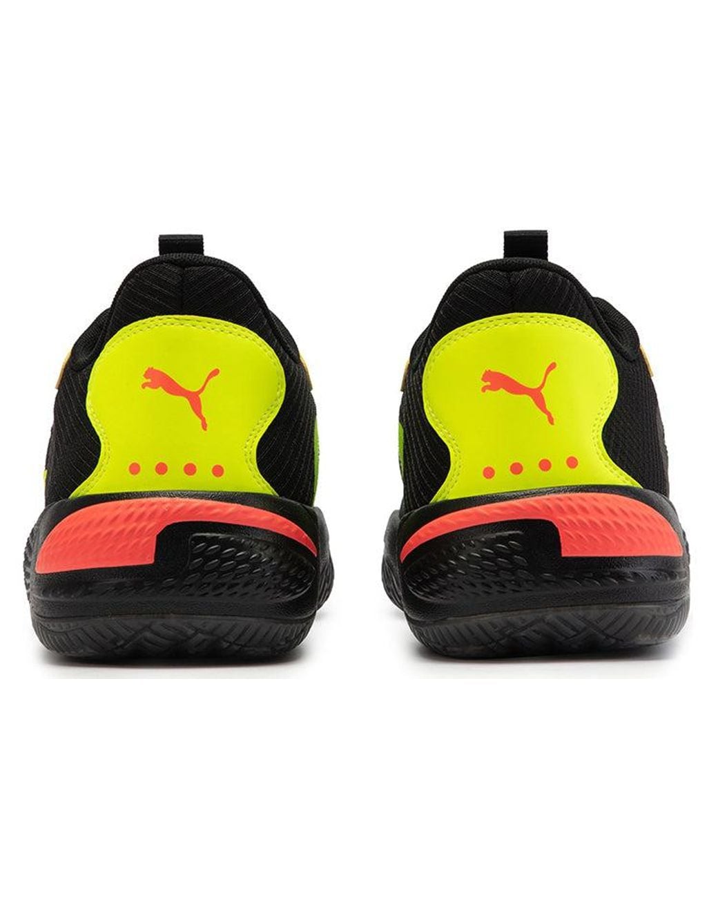 PUMA Black Court Rider 2.0 Glow Stick Lime Squeeze' for men
