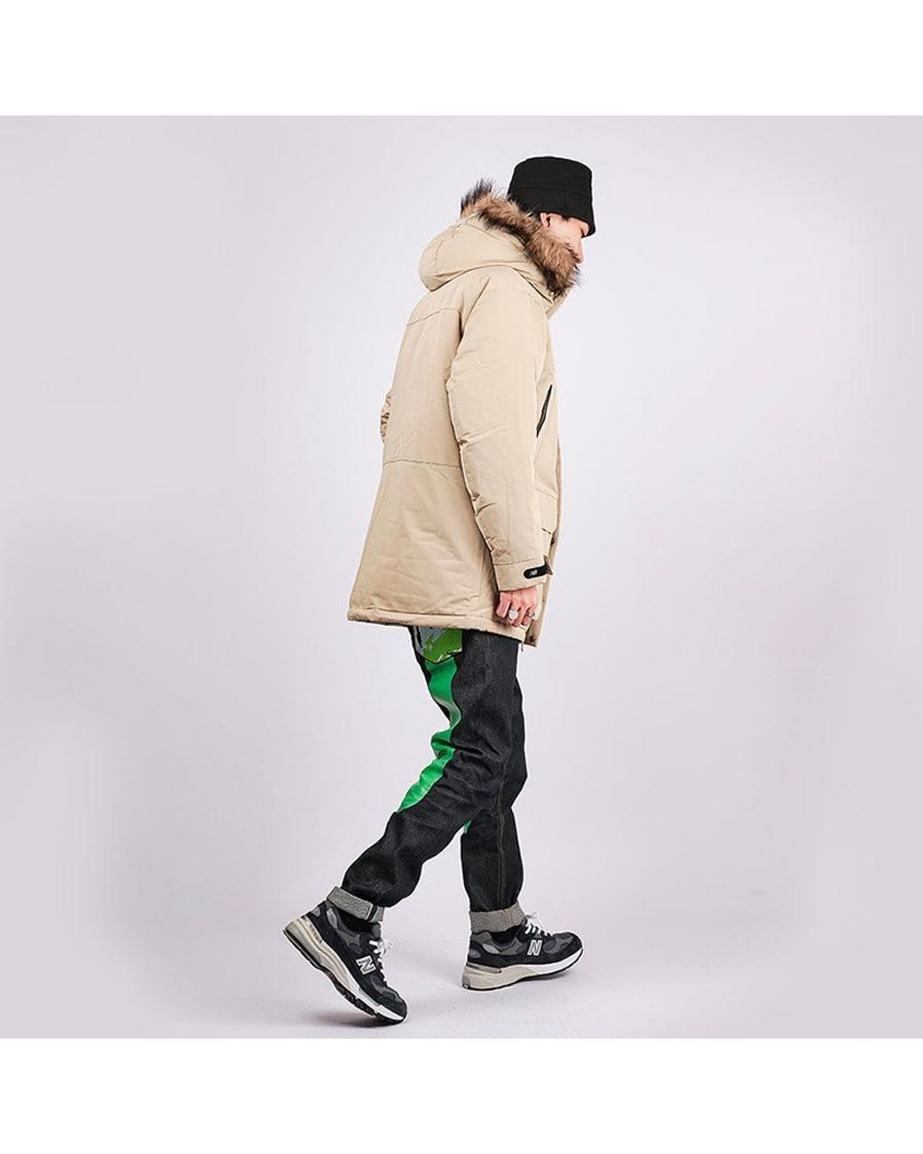 New Balance Natural Long Down Coat for men
