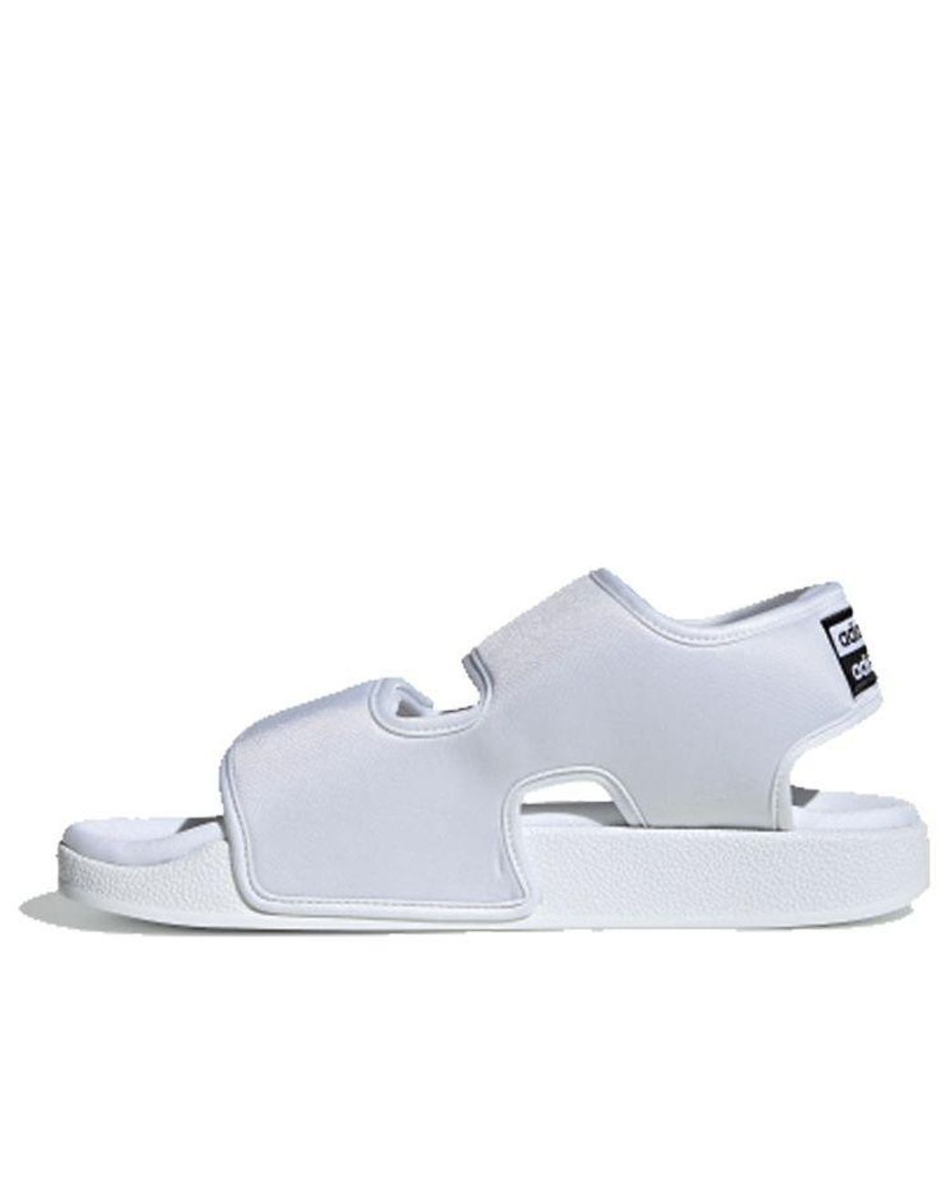adidas Adilette Sandal 3.0 in White for Men | Lyst