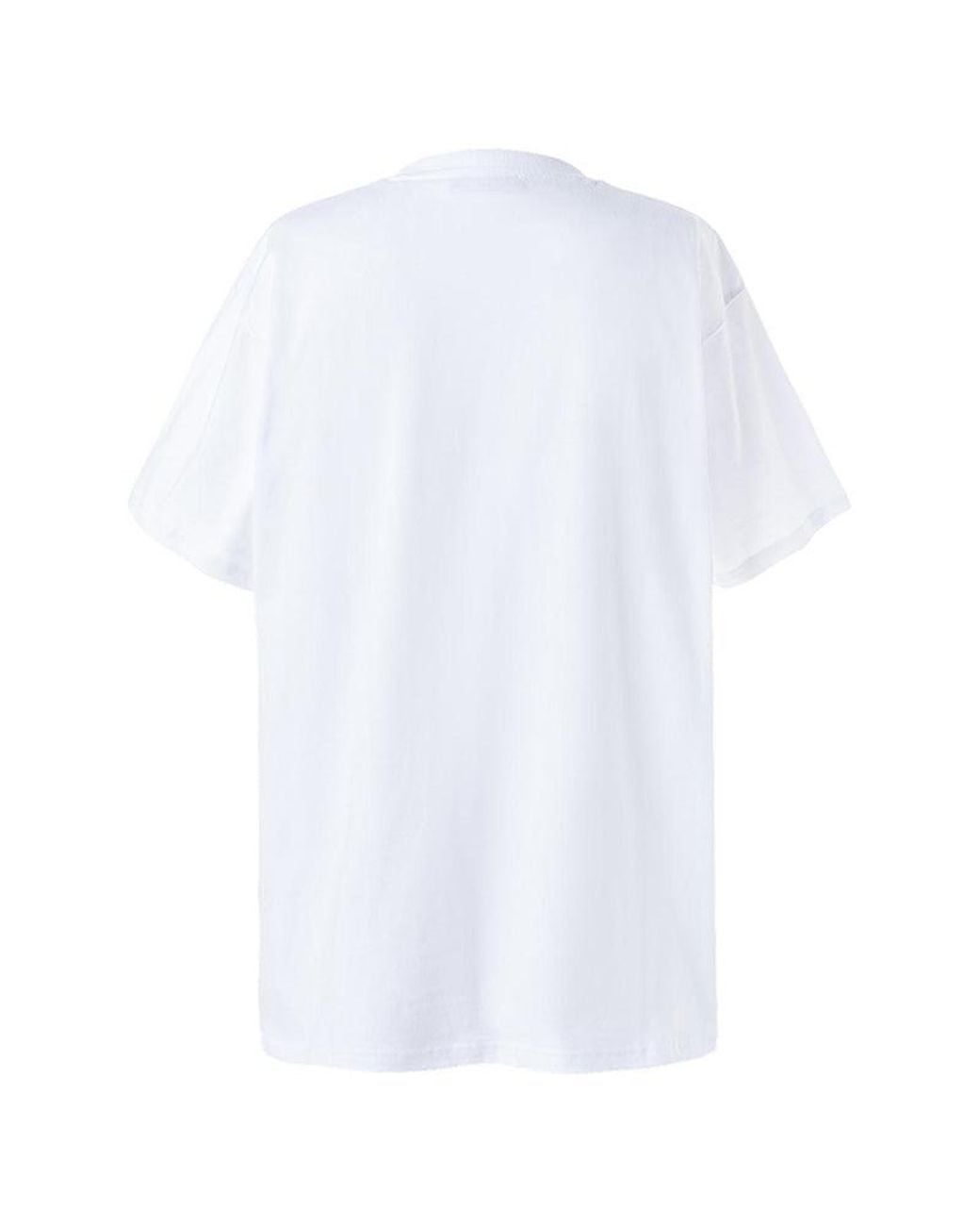 Onitsuka Tiger White Graphic T-Shirt for men