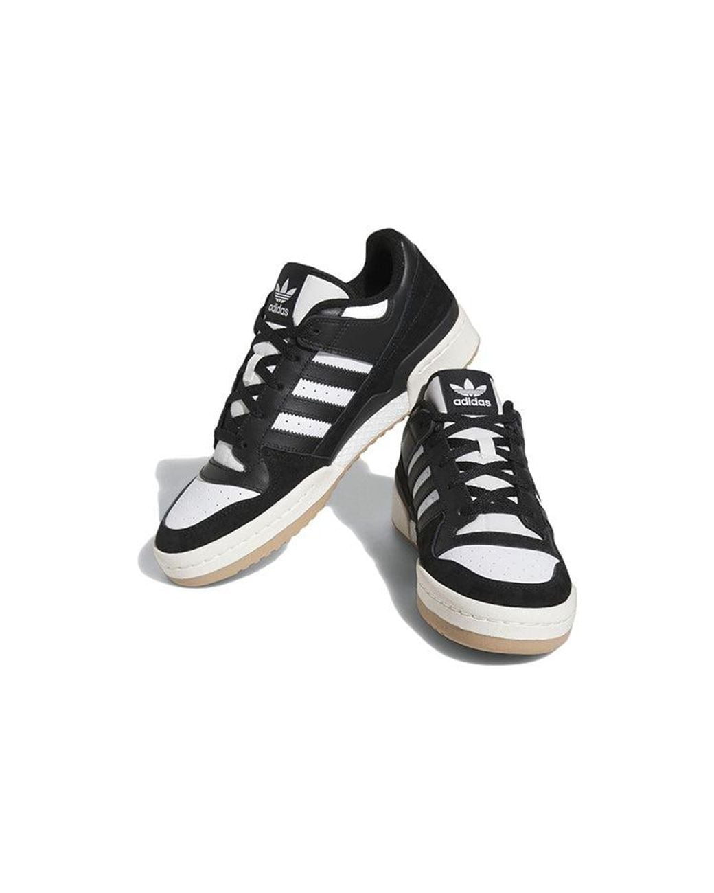 Adidas Black Originals Forum Low Classic Shoes for men