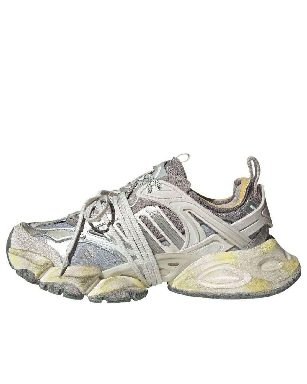 Adidas Gray Xlg Runner Deluxe Metallic' for men