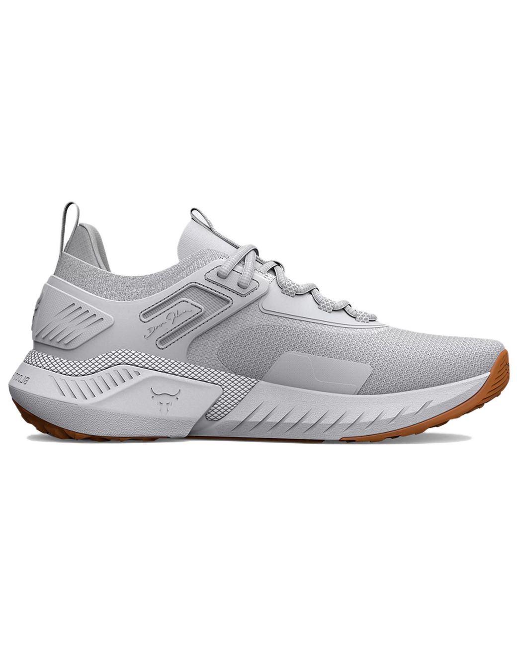 Under Armour Gray Project Rock 5 Gum'