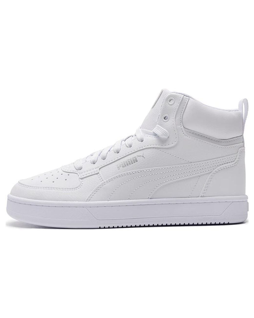 PUMA White Caven 2.0 Mid for men